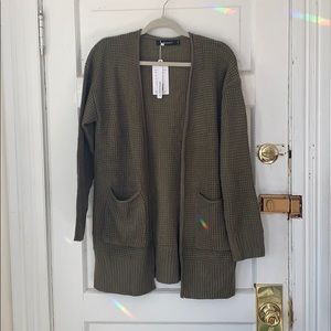 Olive cardigan